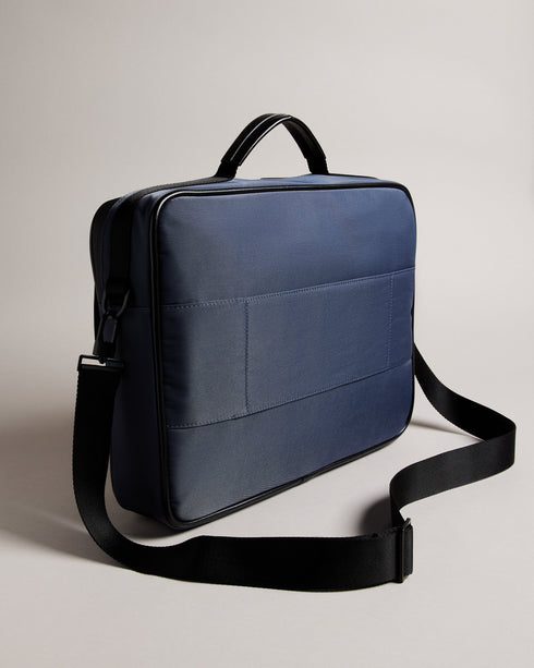 TRAVYL-Bags-It's All In The Details:the Fabric Of This Product Is Made Of 100% Recycled Polyester. Using Recycled Polyester Helps Divert Plastic Waste From Ending In Landfills And Helps Us To Reduce Our Dependence On Virgin Materials. Nylon document bag Top handle Buckle fastening Adjustable shoulder strap Name tag Zip fastening Dimensions: 8cm x 30cm x 39cm- Ted Baker Romania